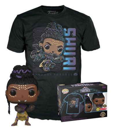 Figurine Funko Pop Black Panther [Marvel] #876 Shuri - Glow in the Dark - T-Shirt