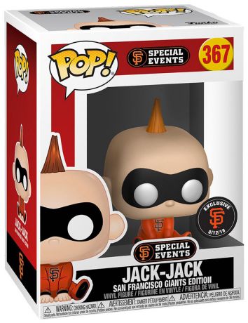 Figurine Funko Pop Les Indestructibles [Disney] #367 Jack-Jack - San Francisco Giants Edition