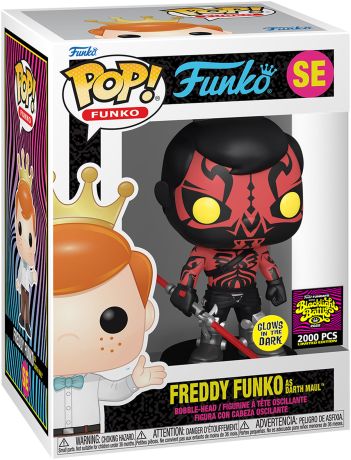 Figurine Funko Pop Freddy Funko Freddy Funko en Dark Maul - Glow in the Dark