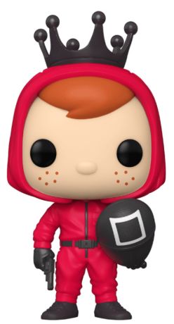 Figurine Funko Pop Freddy Funko Freddy Funko en Soldat rouge masque Carré