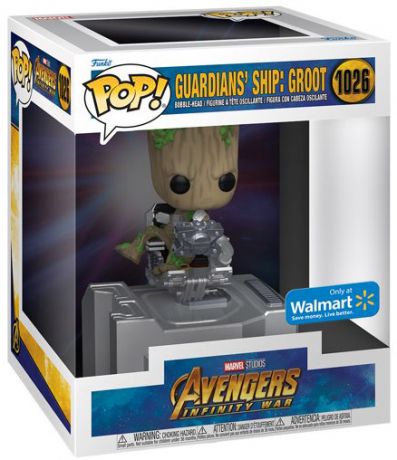 Figurine Funko Pop Avengers : Infinity War [Marvel] #1026 Groot : Le vaisseau Benatar