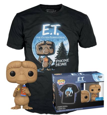 Figurine Funko Pop E.T. l'Extra-terrestre  #00 E.T. avec bonbons - T-Shirt