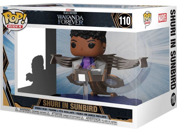 Figurine Funko Pop Black Panther : Wakanda Forever #110 Shuri dans le Sunbird