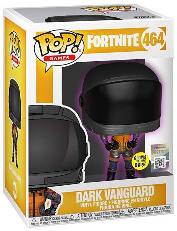 Figurine Funko Pop Fortnite #464 Dark Vanguard - Brille dans le Noir