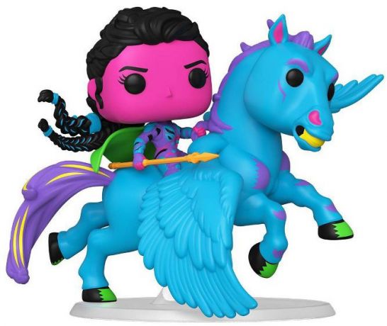 Figurine Funko Pop Avengers : Endgame [Marvel] #86 Valkyrie à Cheval - Black Light