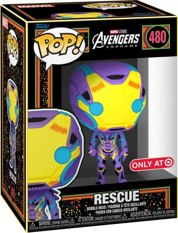 Figurine Funko Pop Avengers : Endgame [Marvel] #480 Rescue - Black Light