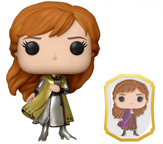 Figurine Funko Pop La Reine des Neiges [Disney] #582 Anna - Métallique sticker doré