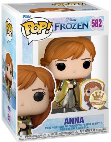 Figurine Funko Pop La Reine des Neiges [Disney] #582 Anna - Métallique sticker doré