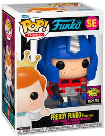 Figurine Funko Pop Freddy Funko Freddy Funko en Optimus Prime