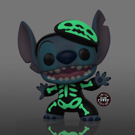 Figurine Funko Pop Lilo et Stitch [Disney] #1234 Stitch Squelette [Chase]