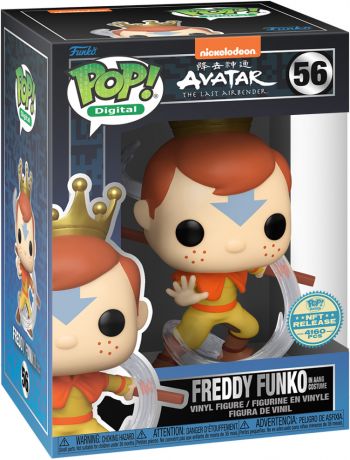 Figurine Funko Pop Avatar: le dernier maître de l'air #56 Freddy Funko en Aang - Digital Pop