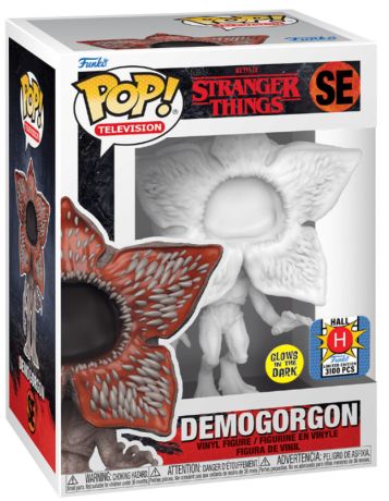 Figurine Funko Pop Stranger Things Demogorgon (Blanc) - Glow in the Dark