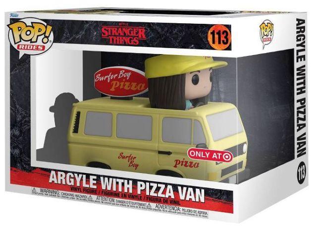 Figurine Funko Pop Stranger Things #113 Argyle dans le camion pizza