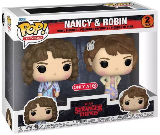 Figurine Funko Pop Stranger Things Nancy Wheeler et Robin - Pack
