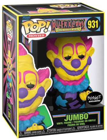 Figurine Funko Pop Les Clowns tueurs venus d'ailleurs #931 Jumbo - Black Light