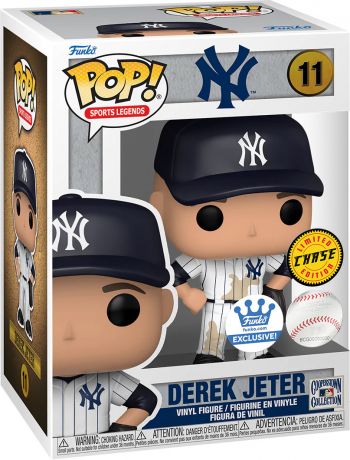 Figurine Funko Pop Légendes Sportives  #11 Derek Jeter - Yankees [Chase]