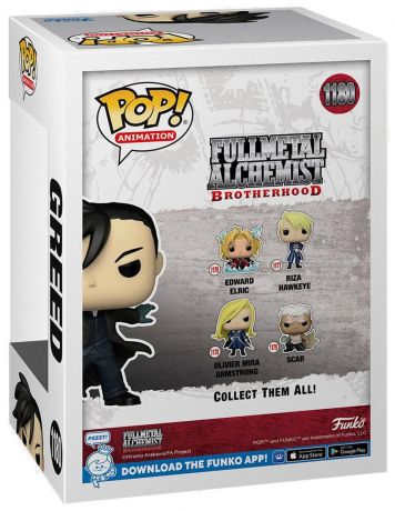 Figurine Funko Pop Fullmetal Alchemist: Brotherhood (FMA) #1180 Greed