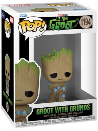 Figurine Funko Pop Je s'appelle Groot [Marvel] #1194 Groot avec grunds