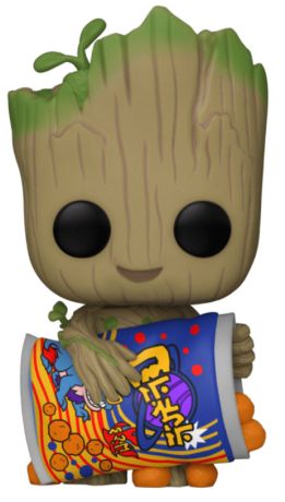 Figurine Funko Pop Je s'appelle Groot [Marvel] #1196 Groot avec cheese puffs