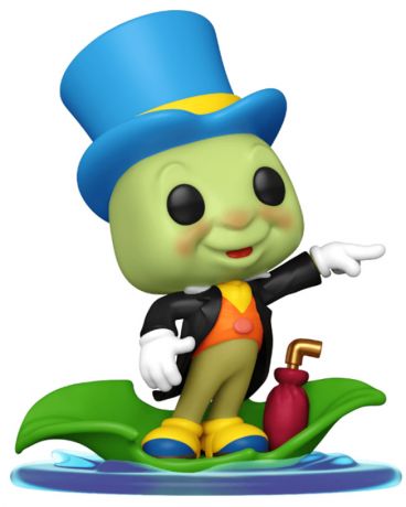 Figurine Funko Pop Disney Classics #1228 Jiminy Cricket sur une feuille