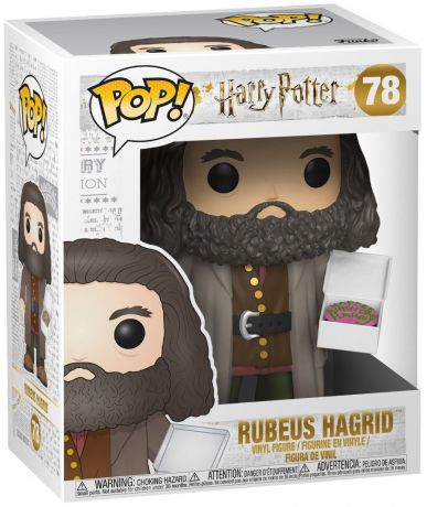 Figurine Funko Pop Harry Potter #78 Rubeus Hagrid avec gâteau d'Anniversaire - 15 cm
