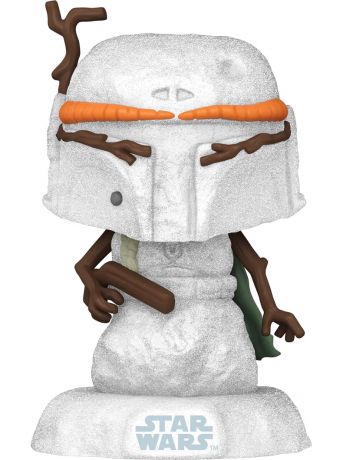 Figurine Funko Pop Star Wars : Noël #558 Boba Fett bonhomme de neige