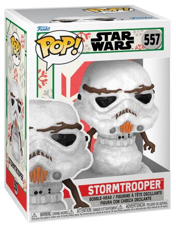Figurine Funko Pop Star Wars : Noël #557 Stormtrooper bonhomme de neige