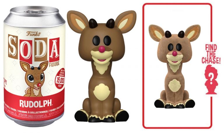 Figurine Funko Soda Rudolphe le renne au nez rouge (1964) Rudolph (Canette Rouge)