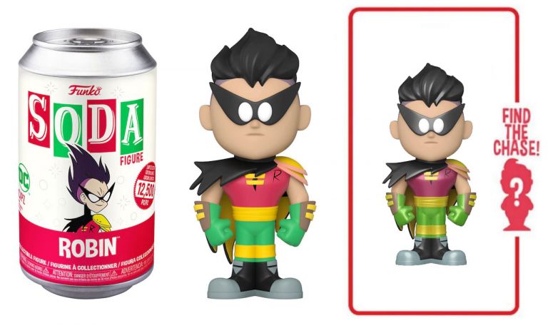 Figurine Funko Soda Teen Titans Go! Robin (Canette Rouge)