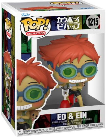 Figurine Funko Pop Cowboy Bebop #1215 Ed & Ein sur scooter