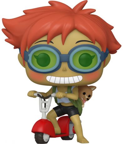 Figurine Funko Pop Cowboy Bebop #1215 Ed & Ein sur scooter