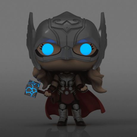 Figurine Funko Pop Thor : Love and Thunder #1041 Mighty Thor - Glow in the Dark