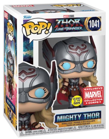 Figurine Funko Pop Thor : Love and Thunder #1041 Mighty Thor - Glow in the Dark