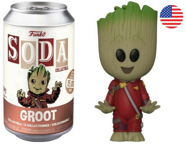 Figurine Funko Soda Les Gardiens de la Galaxie 2 [Marvel] Groot (Canette Marron)