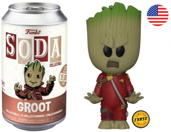 Figurine Funko Soda Les Gardiens de la Galaxie 2 [Marvel] Groot (Canette Marron) [Chase]