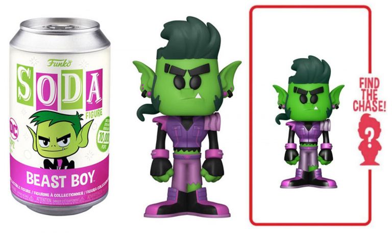 Figurine Funko Soda Teen Titans Go! Changelin (Canette Rose)