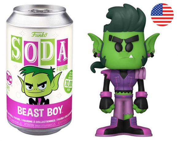 Figurine Funko Soda Teen Titans Go! Changelin (Canette Rose)