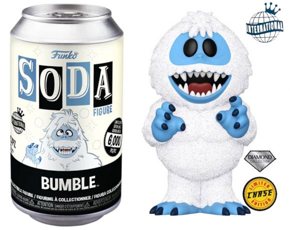 Figurine Funko Soda Rudolphe le renne au nez rouge (1964) Bumble (Canette Noire) [Chase]