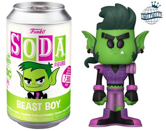 Figurine Funko Soda Teen Titans Go! Changelin (Canette Verte)