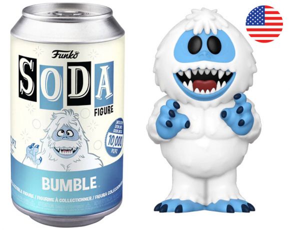 Figurine Funko Soda Rudolphe le renne au nez rouge (1964) Bumble (Canette Bleue)