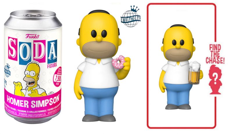 Figurine Funko Soda Les Simpson Homer Simpson (Cannette Rose)