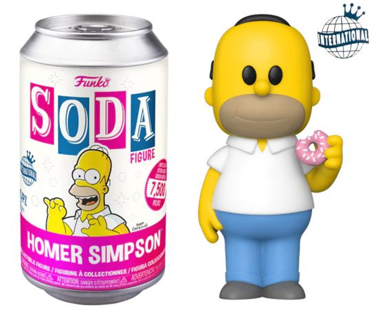 Figurine Funko Soda Les Simpson Homer Simpson (Cannette Rose)