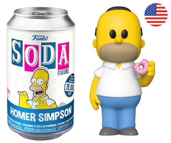 Figurine Funko Soda Les Simpson Homer Simpson (Cannette Bleue)