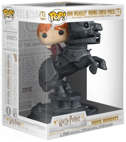 Figurine Funko Pop Harry Potter #82 Ron Weasley sur Pièce d'Echec