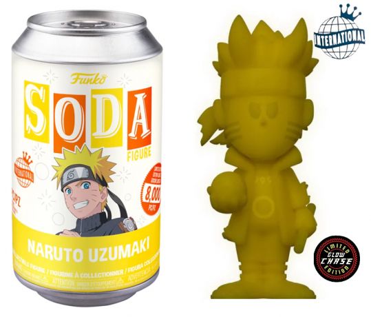 Figurine Funko Soda Naruto Naruto Uzumaki (Canette Jaune) [Chase]