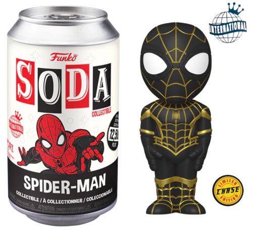 Figurine Funko Soda Spider-Man: No Way Home Spider-Man (Canette Noire) [Chase]