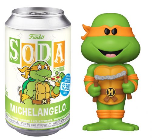 Figurine Funko Soda Tortues Ninja Michelangelo (Canette Verte)