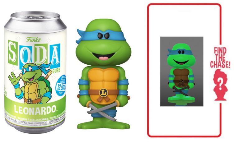 Figurine Funko Soda Tortues Ninja Leonardo (Canette Verte)