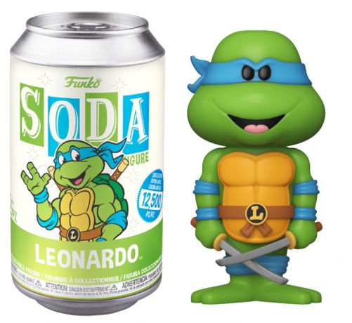 Figurine Funko Soda Tortues Ninja Leonardo (Canette Verte)