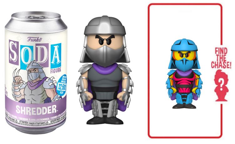 Figurine Funko Soda Tortues Ninja Shredder (Canette Rose)
